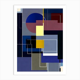 Abstract Squares 1 Art Print
