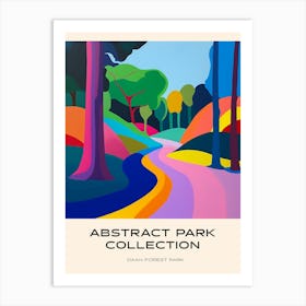 Abstract Park Collection Poster Daan Forest Park Taipei 2 Art Print