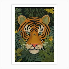 Tiger In The Jungle 7 Art Print