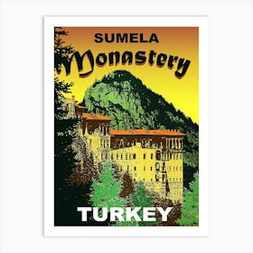 Sumela Monastery, Turkey Art Print