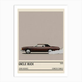 Uncle Buck Movie Car Art Print