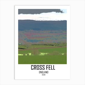 Cross Fell, Pennines, Mountain, Nature, Art, Wall Print Art Print