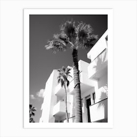 Ibiza, Spain, Mediterranean Black And White Photography Analogue 4 Art Print