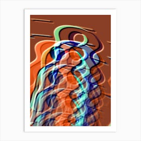 Abstract Swirls 4 Art Print