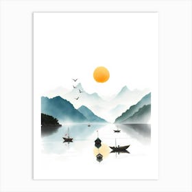 A Golden Hour Art Print