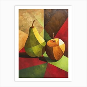 Pears And Apples Art Print