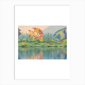 Fishes In The Water Art Print