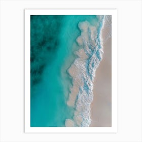 Aerial View Of A Beach 4 Art Print