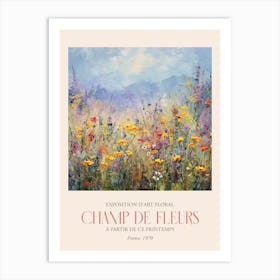 Champ De Fleurs, Floral Art Exhibition 26 Art Print