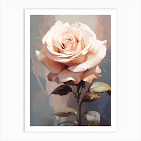 Floral Illustration Rose 6 Art Print