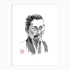 Hiroyuki Sanada Art Print