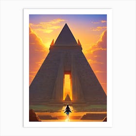 Pyramids Of Giza Art Print