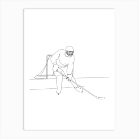 Hockey Player 3 Poster