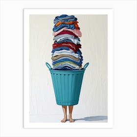 Laundry Basket 4 Art Print