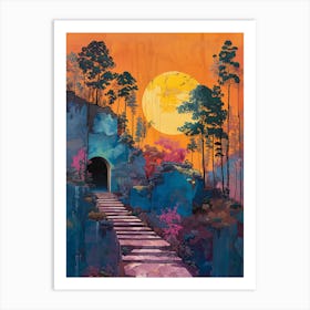 Asian Sunrise Art Print