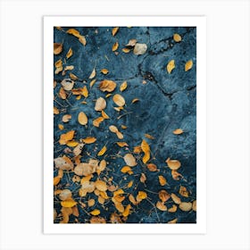 Autumn Leaves On The Ground 3 Art Print