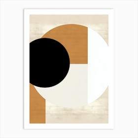 Beige Bauhaus Traun Tempest Art Print