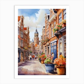 Street In Amsterdam Art Print