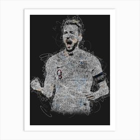 Harry Kane 2 Art Print