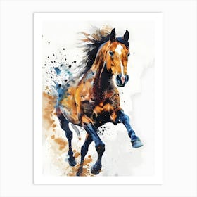 Horse Painting Art Print