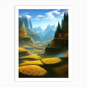 Landscape Painting 48 Art Print