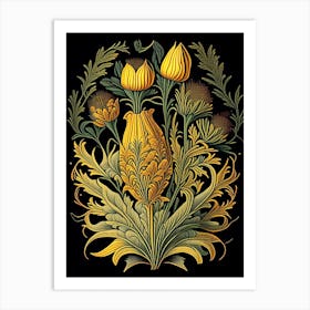 Turmeric Herb Vintage Botanical Art Print