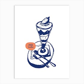 Milkshake Art Print