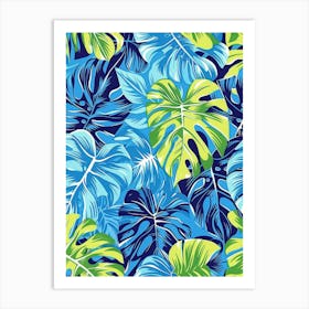 Tropical Leaves 194 Art Print