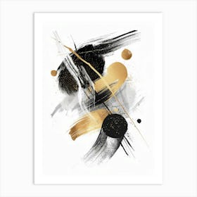 Abstract Gold Canvas Print 6 Art Print