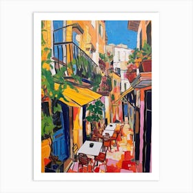 Palermo Italy 4 Fauvist Painting Art Print