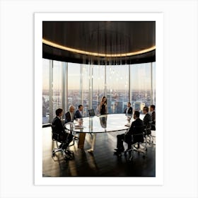 Meeting Room At The Shard Art Print