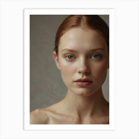 Portrait Of A Young Woman 26 Art Print