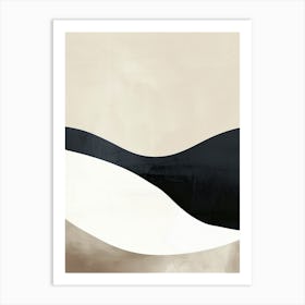 Sandstorm Flow Minimalist Style Art Print