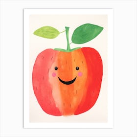 Friendly Kids Bell Pepper 2 Art Print