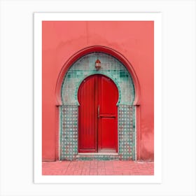 Red Door 5 Art Print