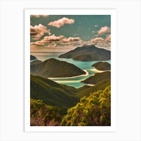 Whitsunday Islands National Park Australia Vintage Poster Art Print