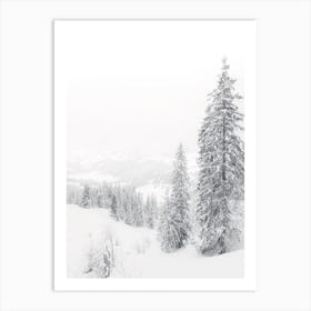 Blizzard Landscape Art Print