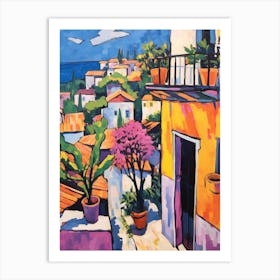 Izmir Turkey 4 Fauvist Painting Art Print