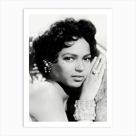 American Actress And Singer Dorothy Dandridge Art Print