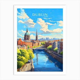 Ireland Dublin Travel Art Print