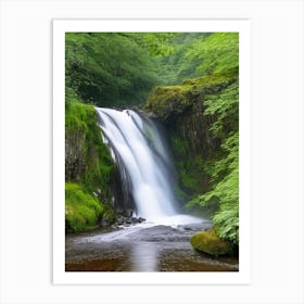 Torc Waterfall, Ireland Realistic Photograph (1) Art Print