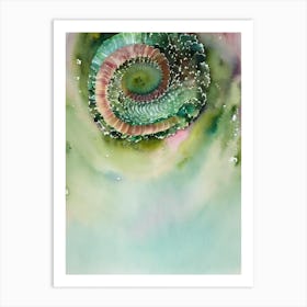 Giant Tube Worm Storybook Watercolour Art Print