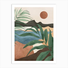 Tropical Landscape 2 Art Print