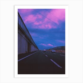 Highway to wonderland Art Print