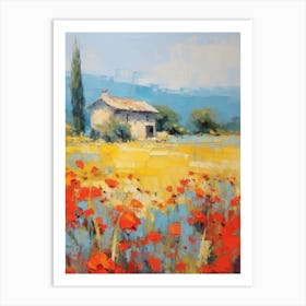 Poppies In The Field 4 Art Print