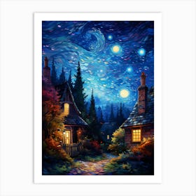 Starry Night 1 Art Print