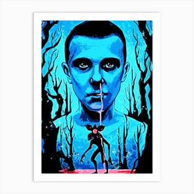 Stranger Things Poster movie 14 Art Print