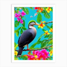 Duck Tropical bird Art Print
