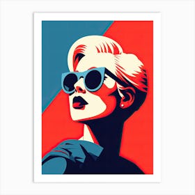 Pop Art USA: Stars and Stripes Art Print