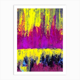 Abstract Paint Background. Modern painting. Art Print